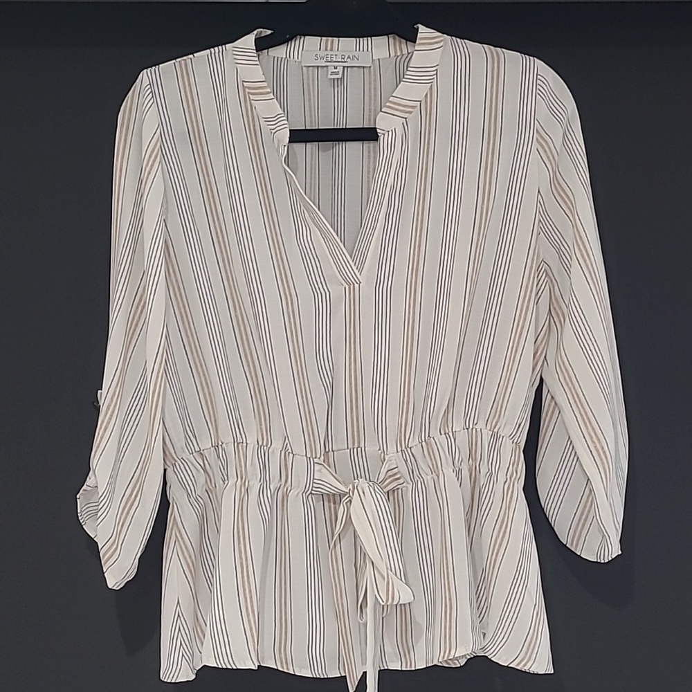 Sweet Rain Cream Blouse